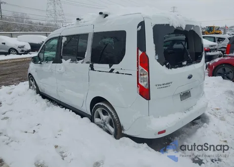 2014 Ford Transit Connect Xlt from USA, damaged, VIN NM0GE9F77E1147553